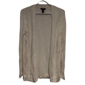 3/$30 🏷 Gap White Knit Cardigan Size M